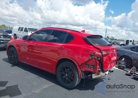 2020 Alfa Romeo Stelvio Ti Sport Awd from USA, damaged, VIN ZASPAKBN1L7C86816